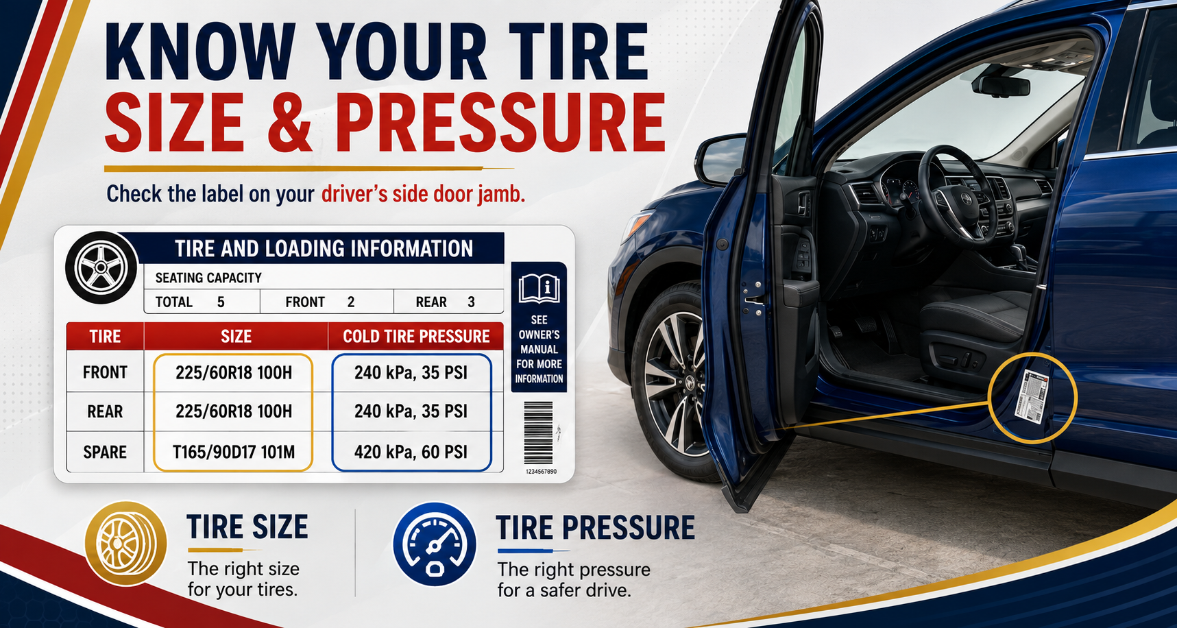 How to find your tire size